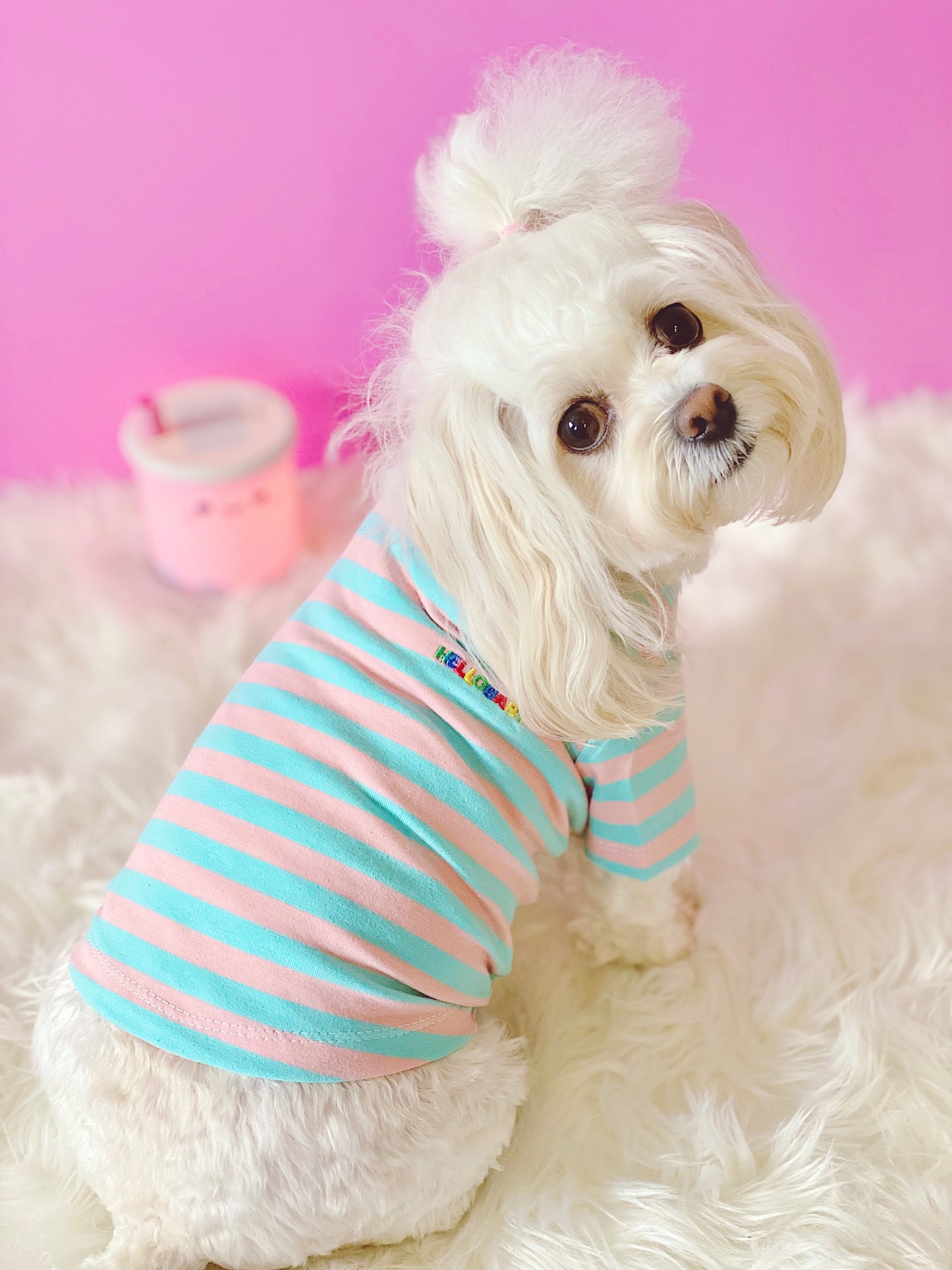 Hello Baby Striped Shirt