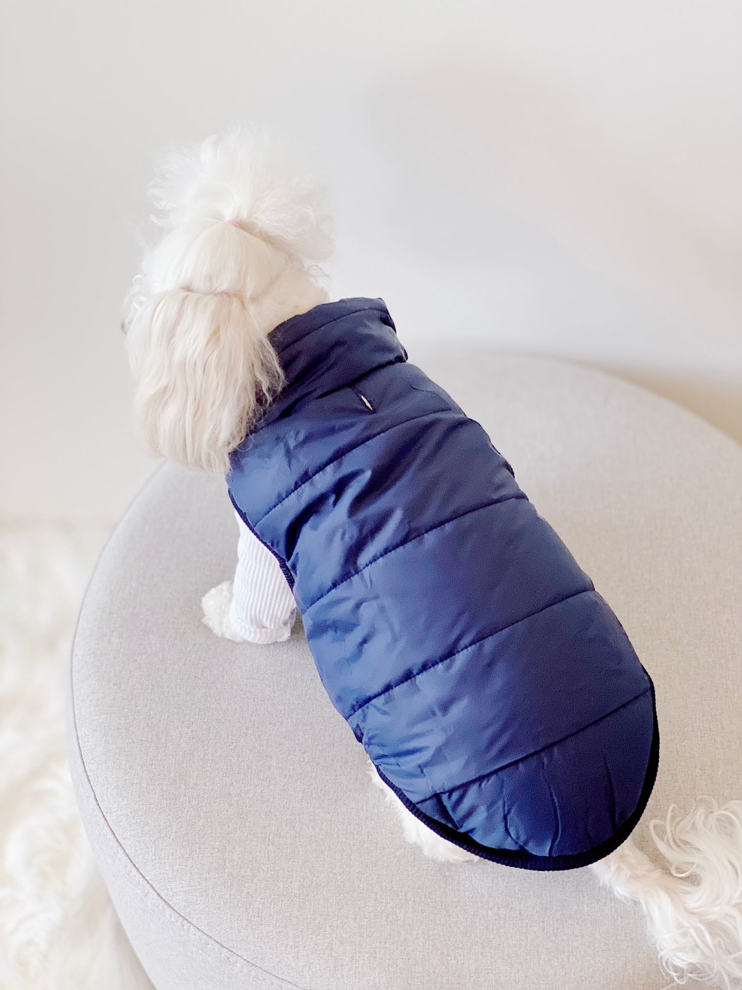 Light Puffer Vest (Navy)