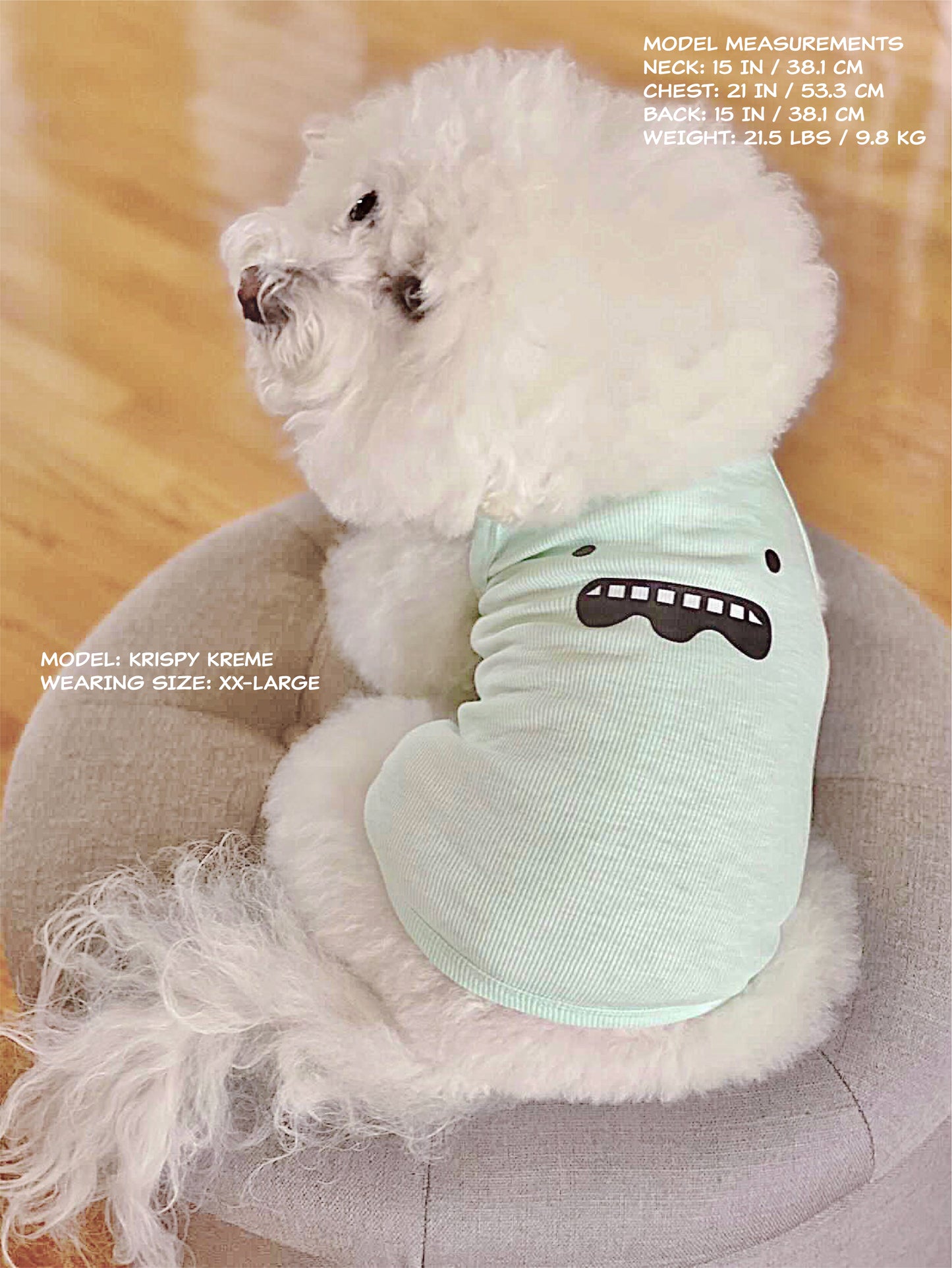 Cartoon Monster Tank Top (Mint)