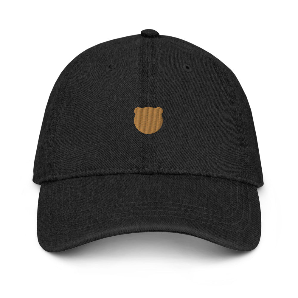 Classic Kuma Embroidered Denim Hat