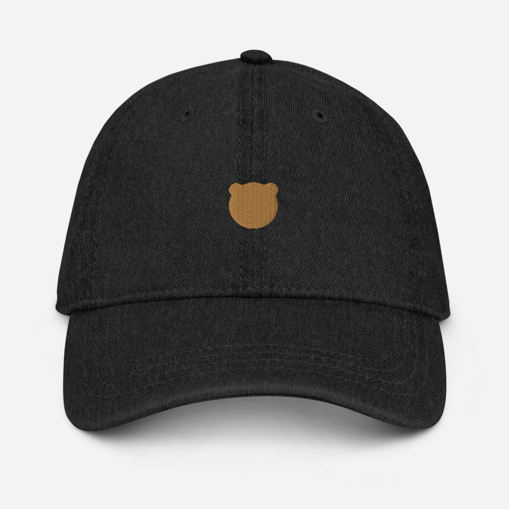 Classic Kuma Embroidered Denim Hat