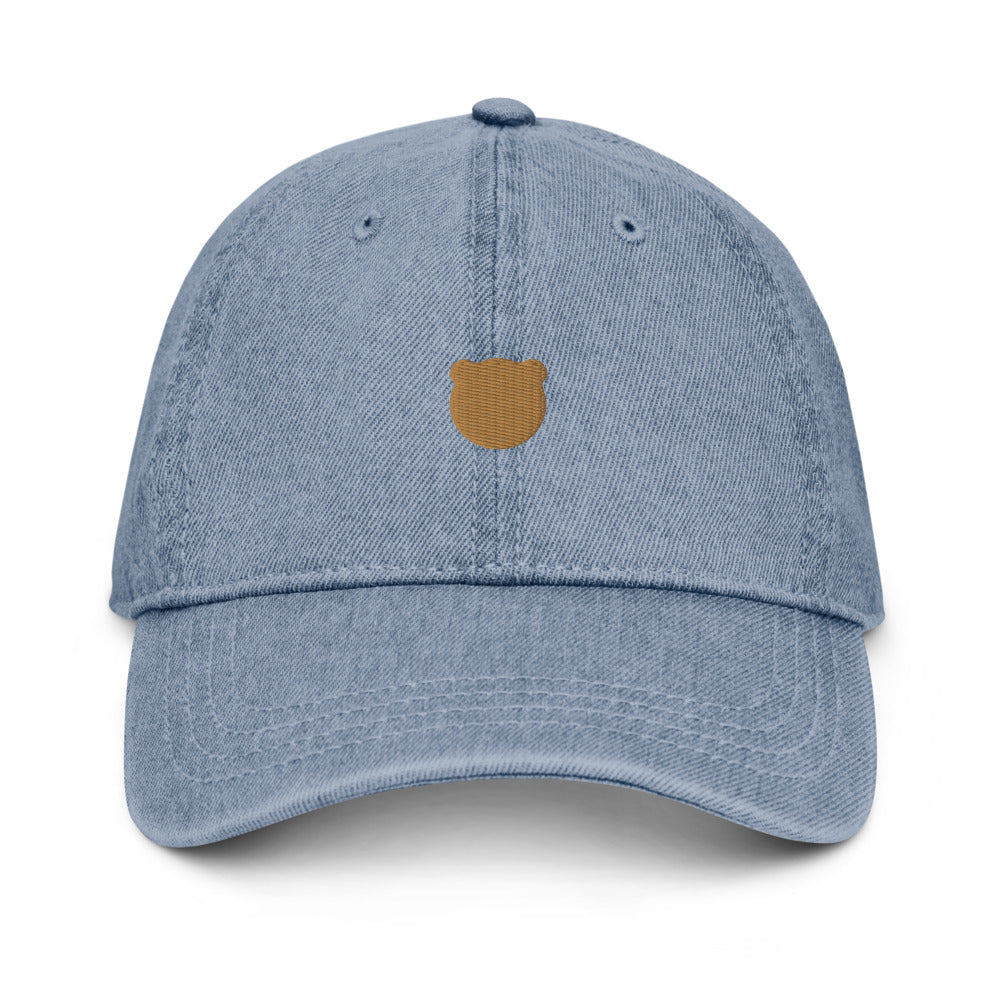 Classic Kuma Embroidered Denim Hat