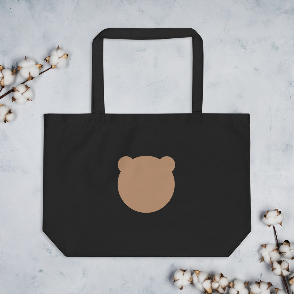 Classic Kuma Large Organic Tote Bag
