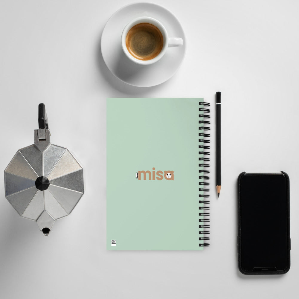 BEARYMISA Logo Spiral notebook