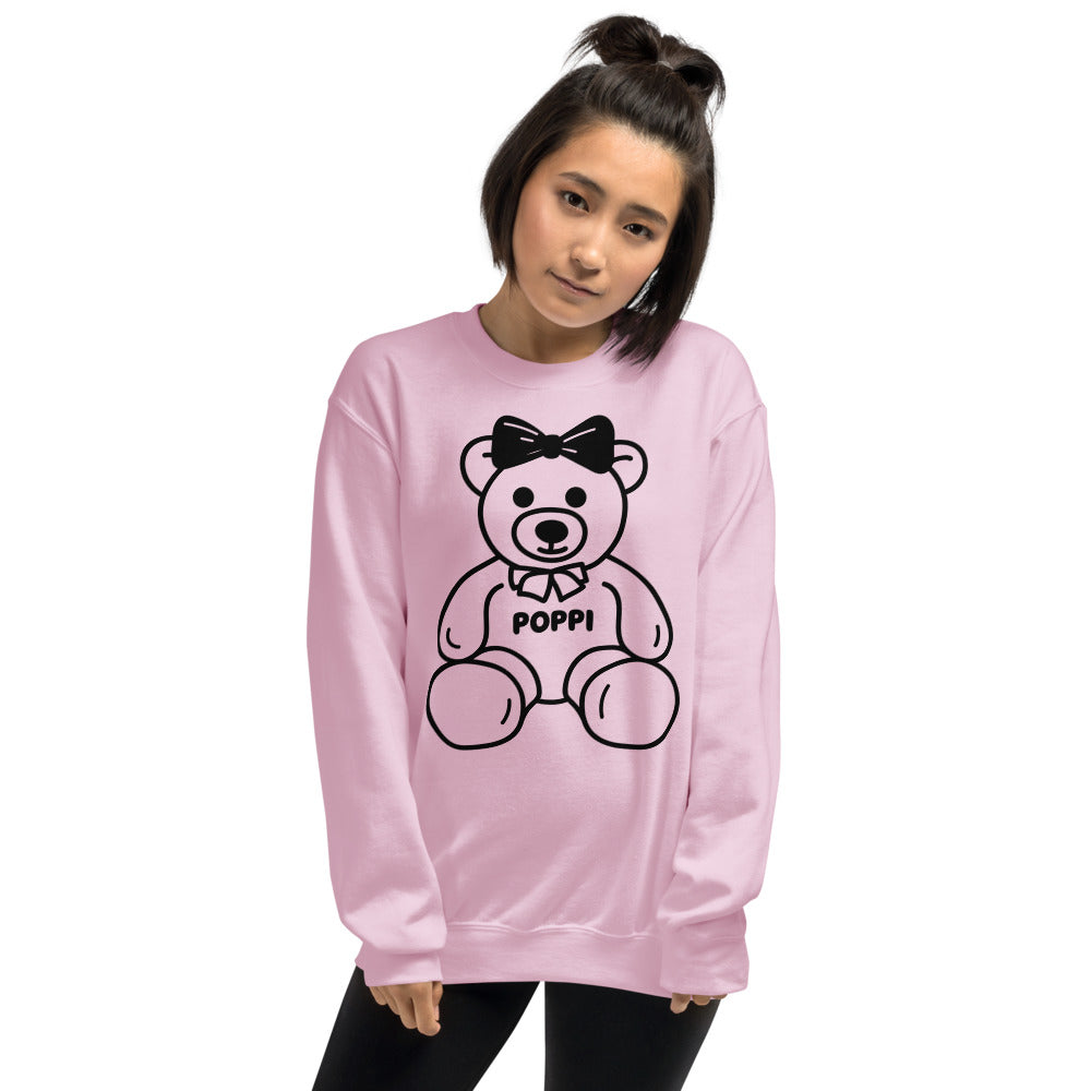 Custom Name Big Bow Teddy Sweatshirt