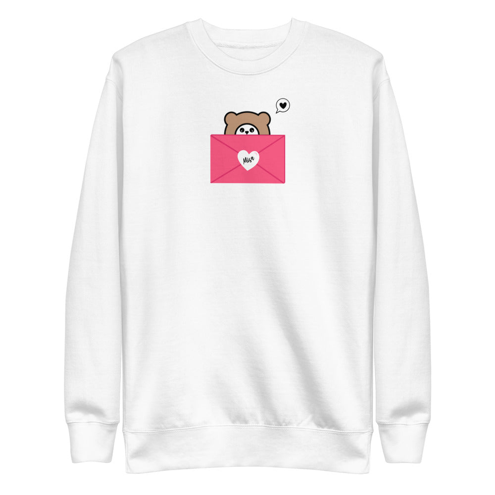 Custom Name Love Letter Fleece Pullover