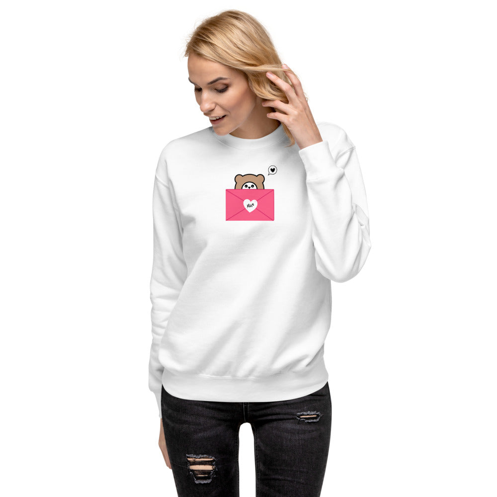 Custom Name Love Letter Fleece Pullover