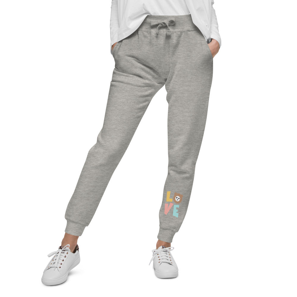 LOVE by Misa Fleece sweatpants