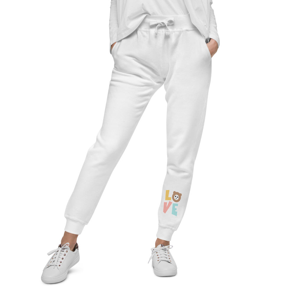 LOVE by Misa Fleece sweatpants