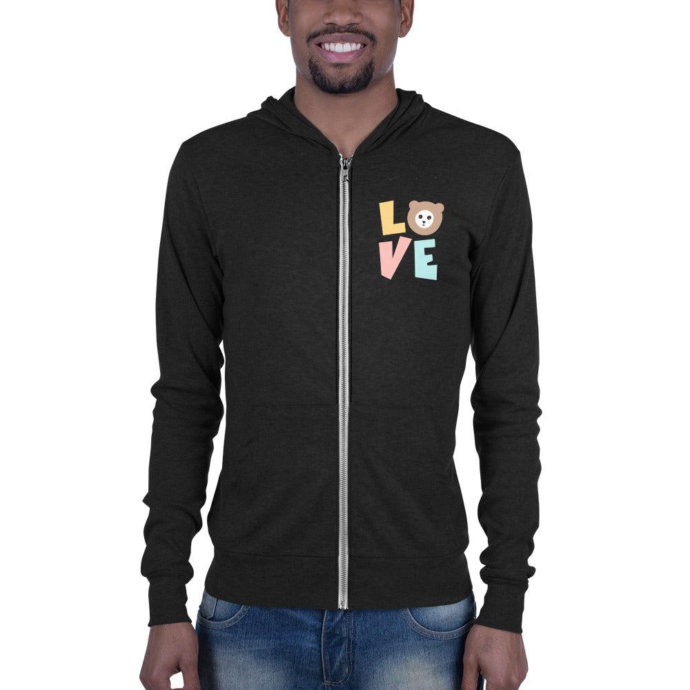 LOVE by Misa Zip Hoodie