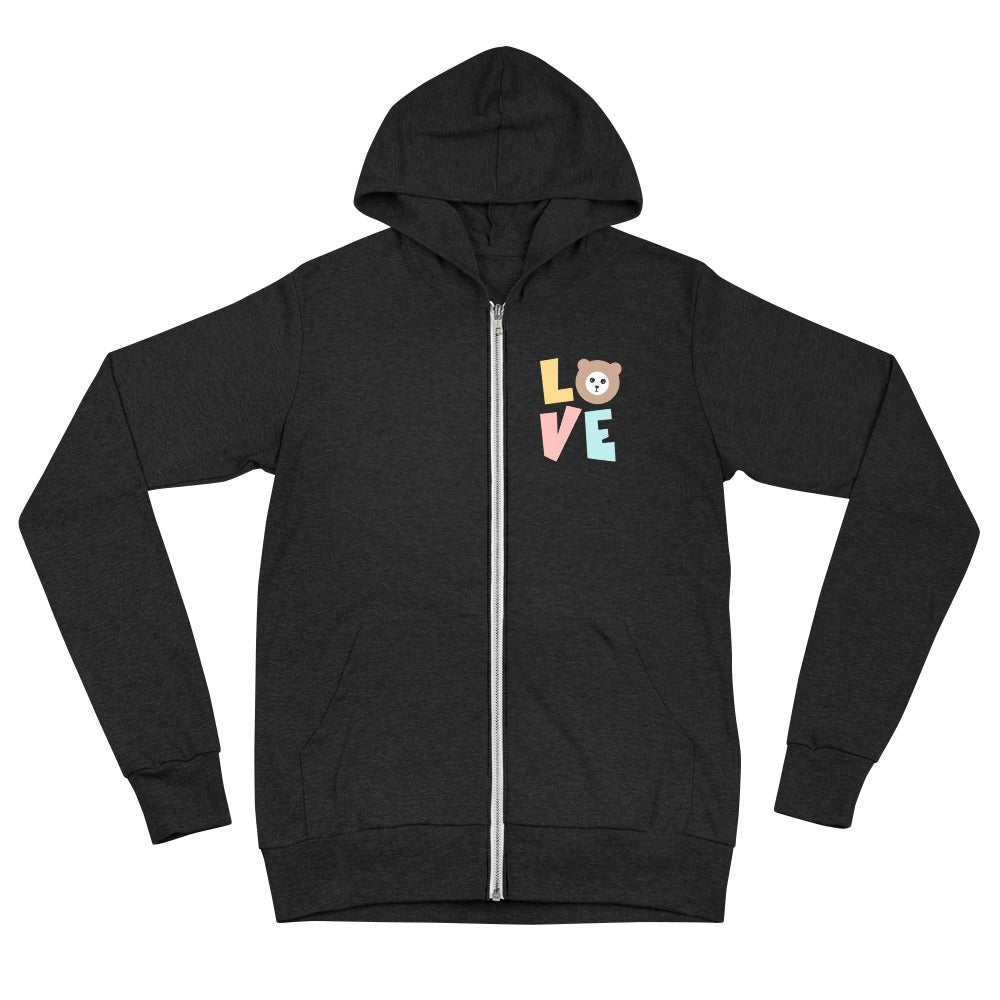 LOVE by Misa Zip Hoodie