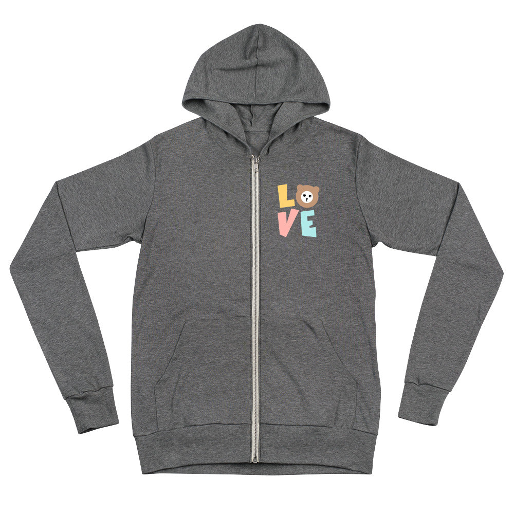 LOVE by Misa Zip Hoodie