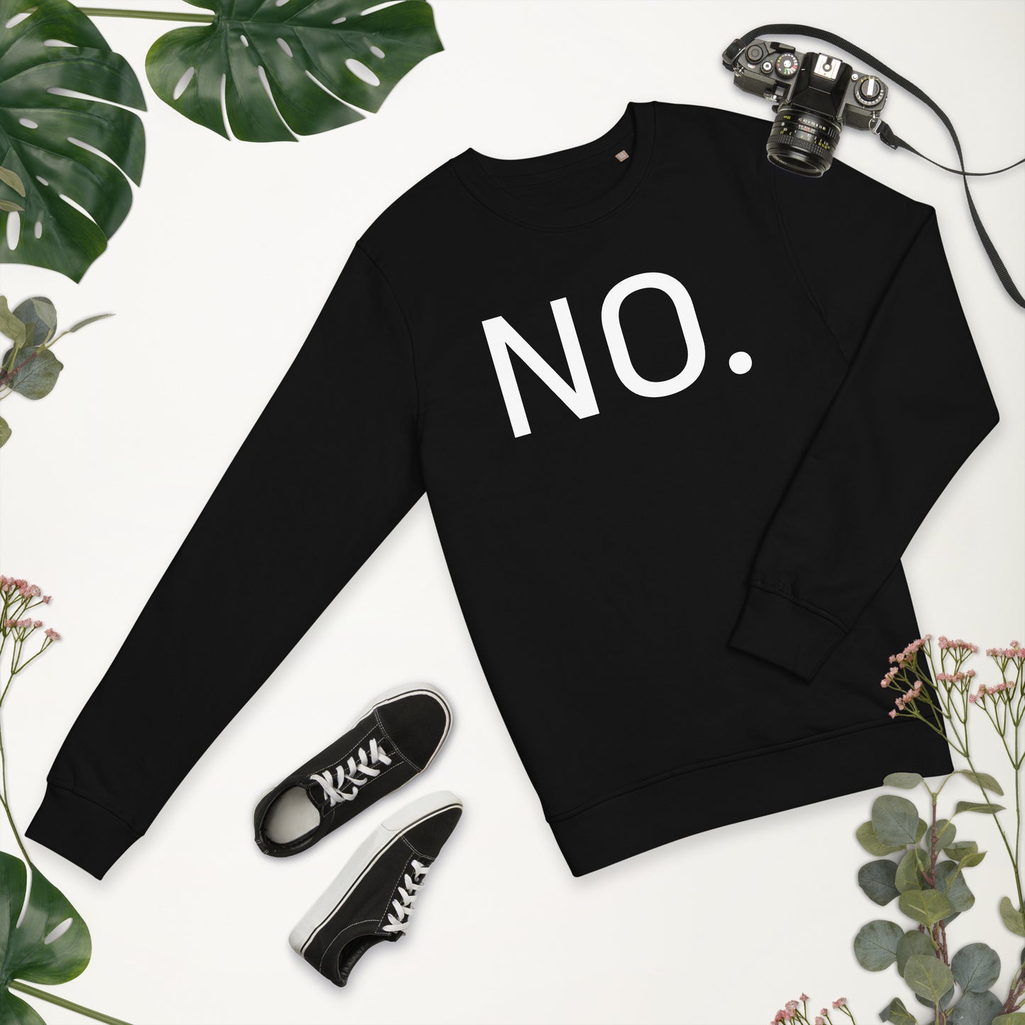 NO Unisex Organic Sweatshirt