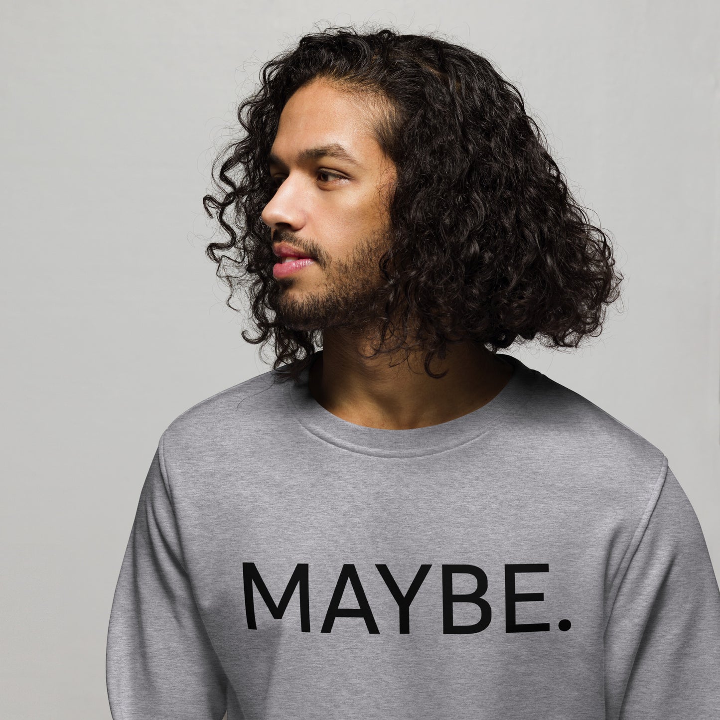 MAYBE Unisex Organic Sweatshirt