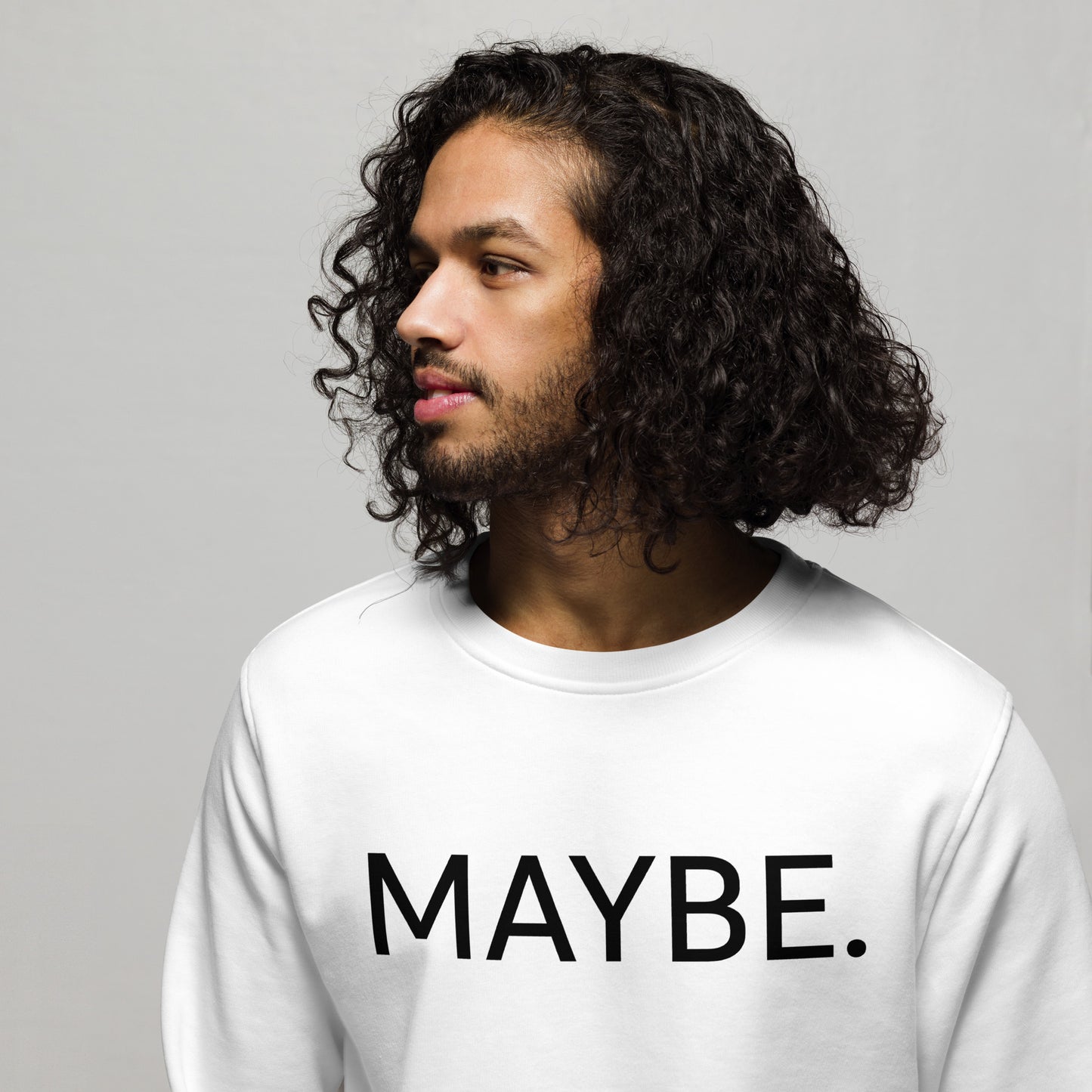 MAYBE Unisex Organic Sweatshirt