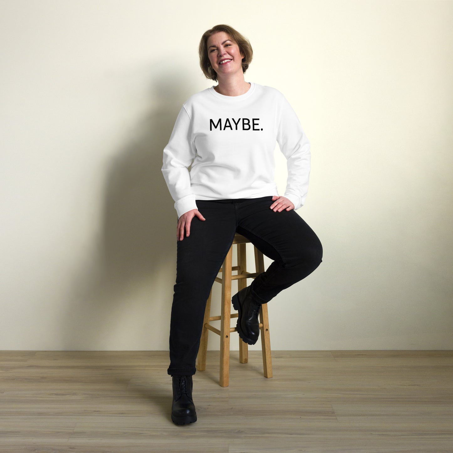 MAYBE Unisex Organic Sweatshirt