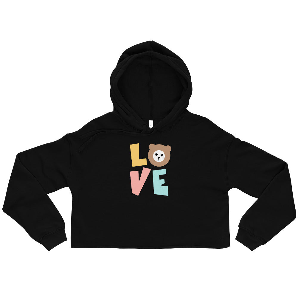 LOVE by Misa Crop Hoodie