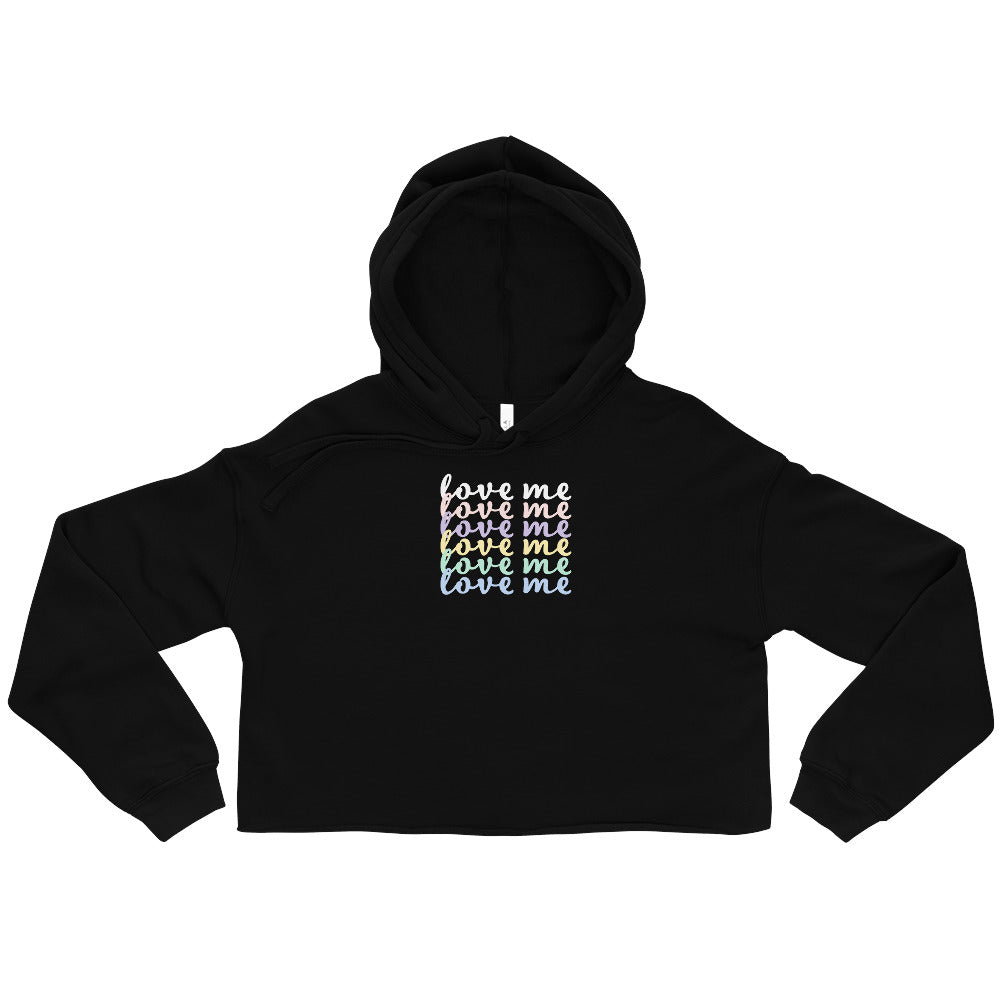 Love Me Crop Hoodie