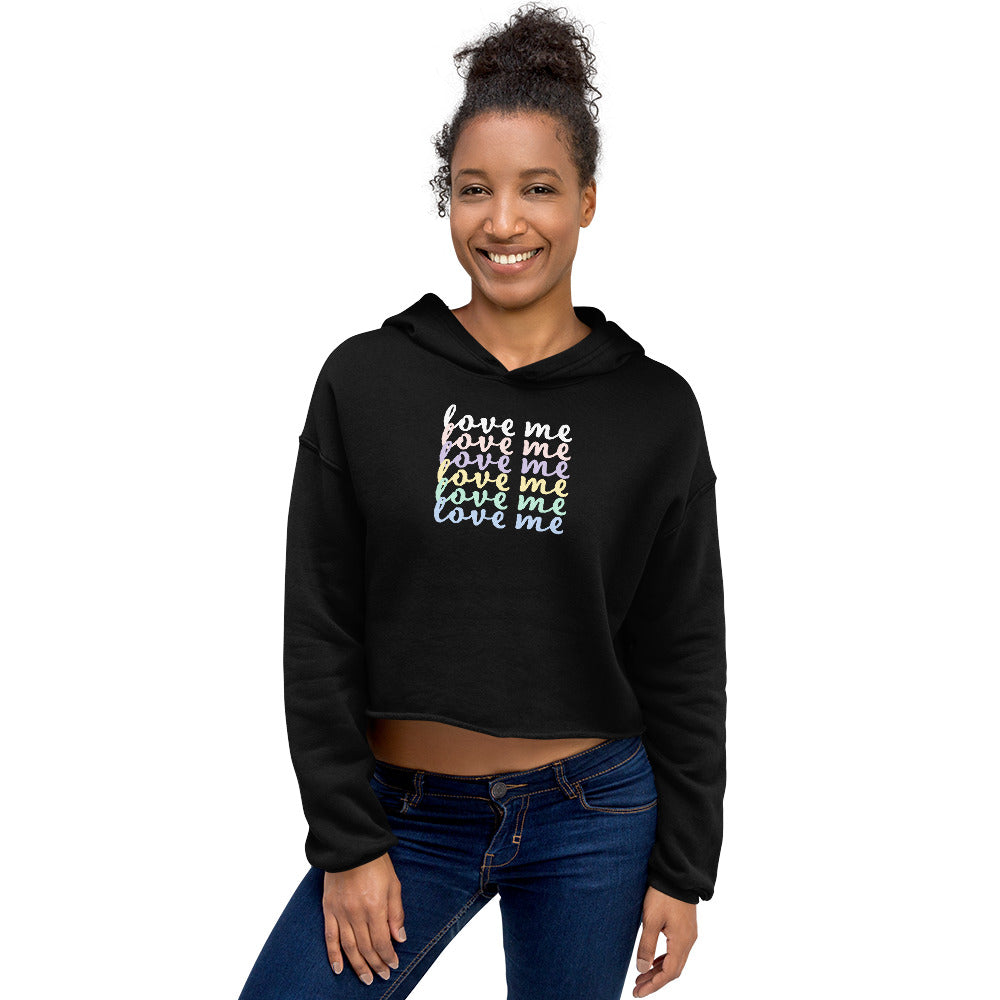 Love Me Crop Hoodie