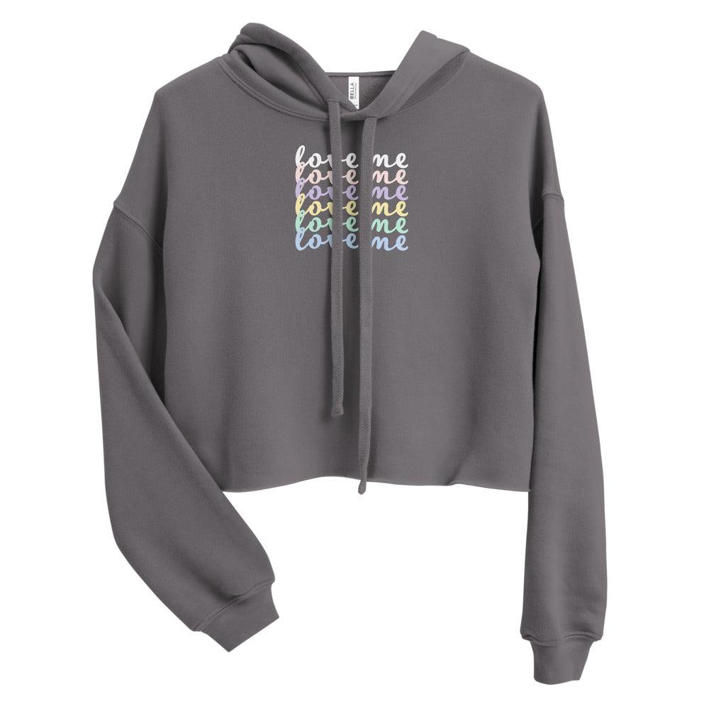Love Me Crop Hoodie