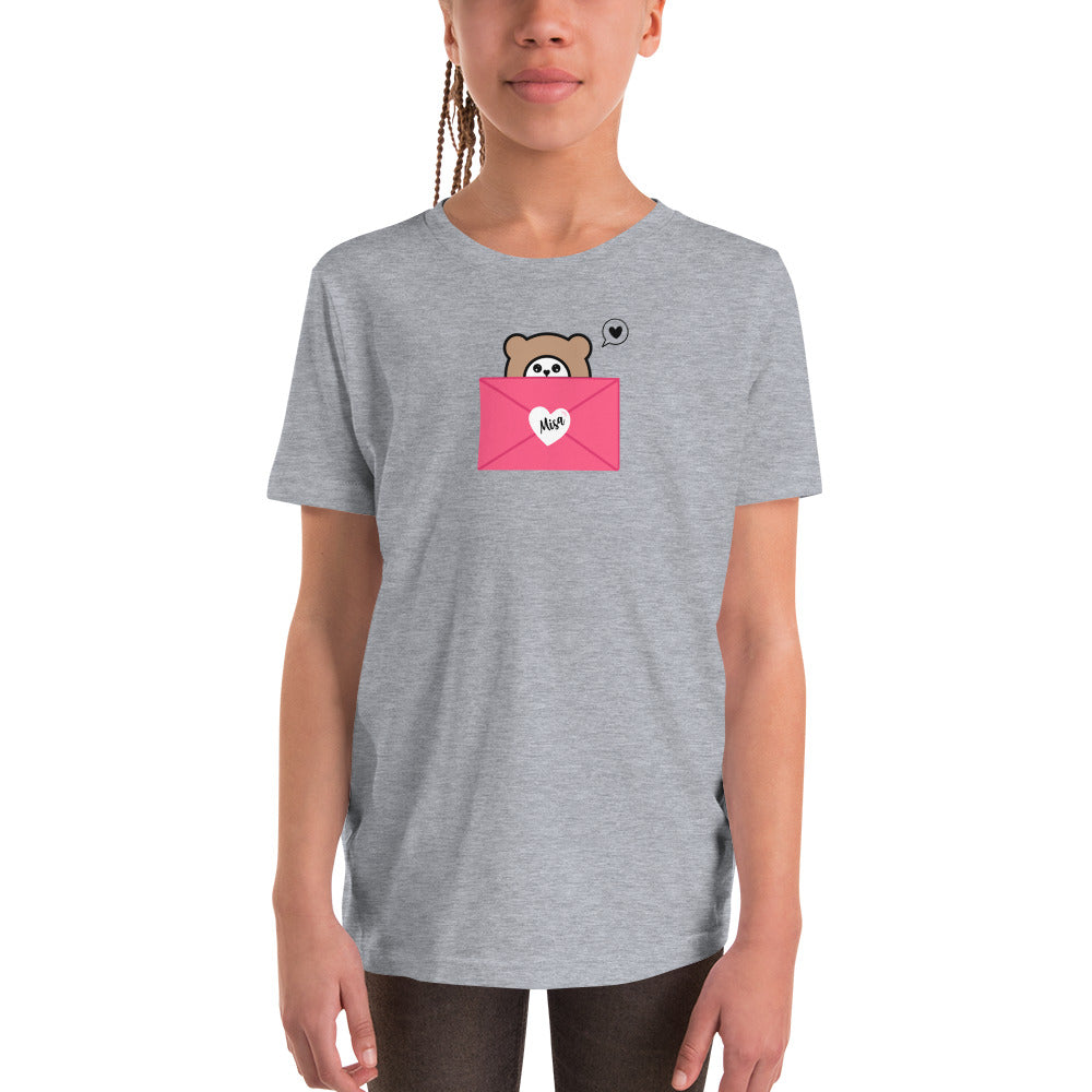 Custom Name Love Letter Youth T-Shirt