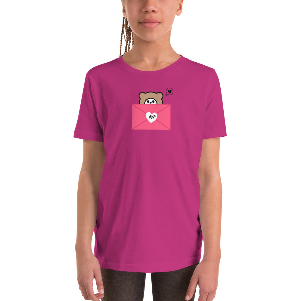 Custom Name Love Letter Youth T-Shirt