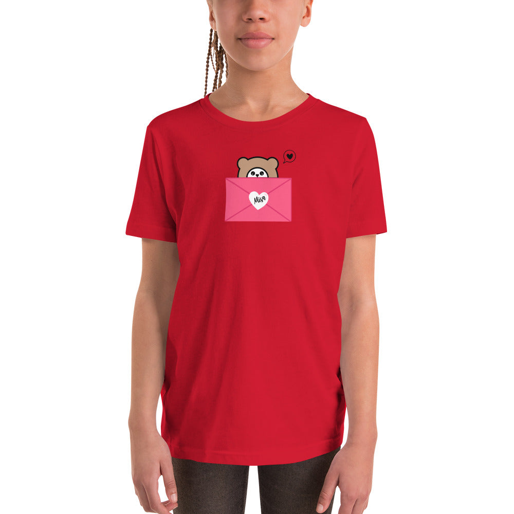 Custom Name Love Letter Youth T-Shirt