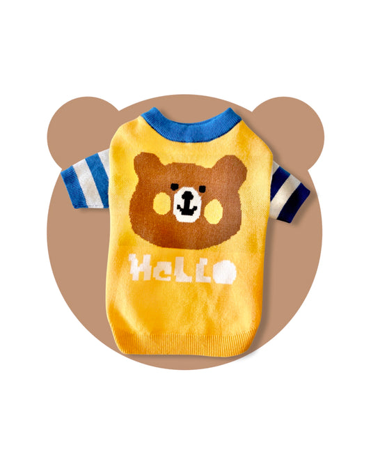 Hello Bear Sweater