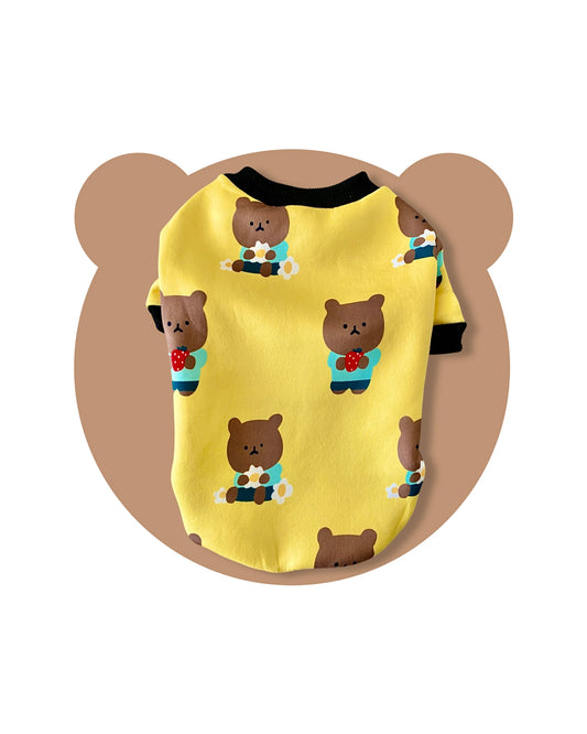 Daisy Strawberry Bear Sweatshirt