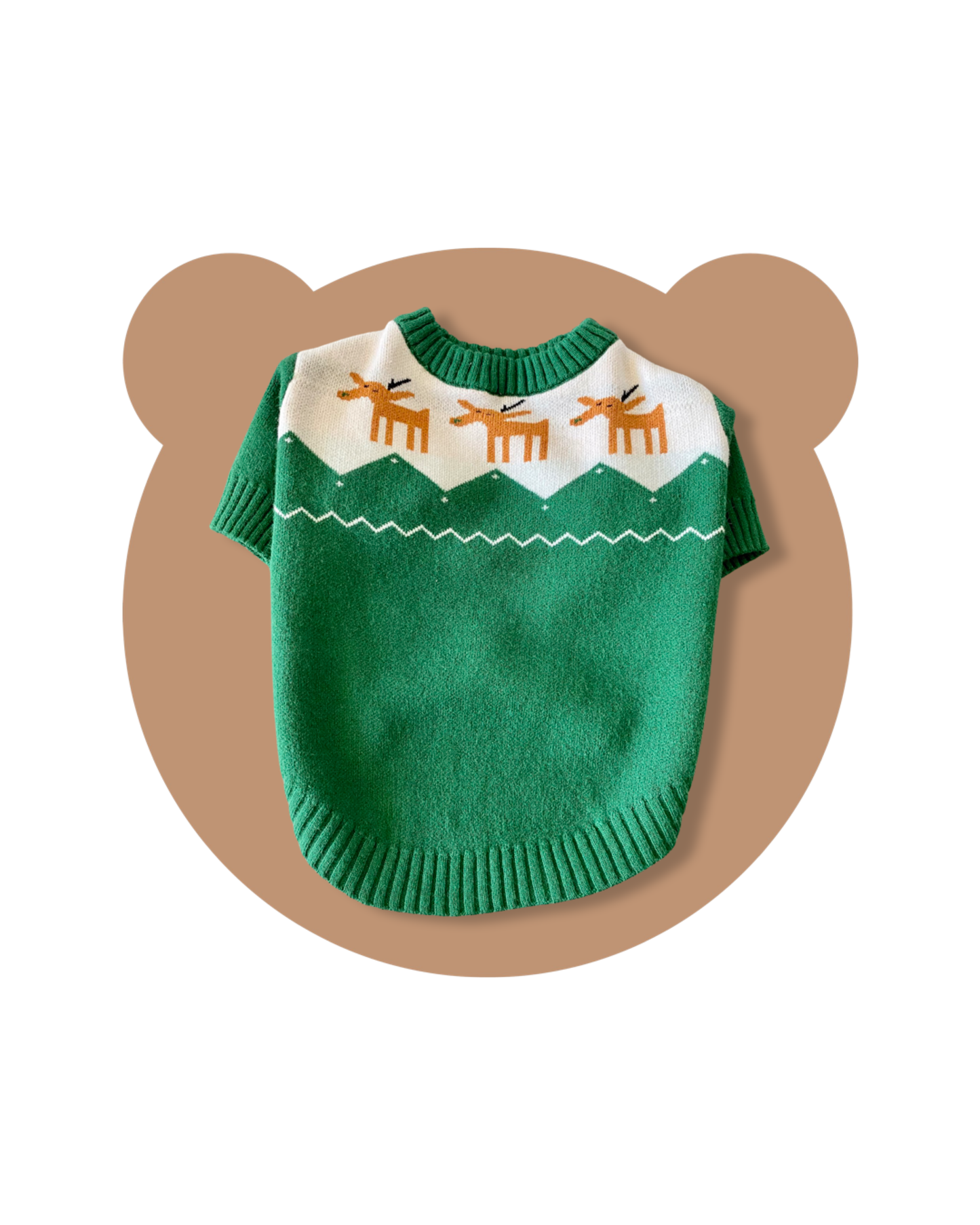 Oh Deer! Winter Sweater (Green)