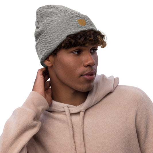 Classic Kuma Embroidered Cuffed Beanie