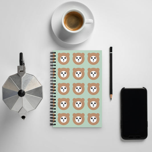 BEARYMISA Logo Spiral notebook