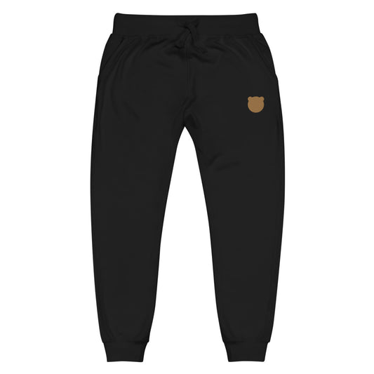 Classic Kuma Embroidered Unisex Fleece Sweatpants