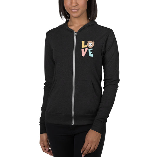 LOVE by Misa Zip Hoodie