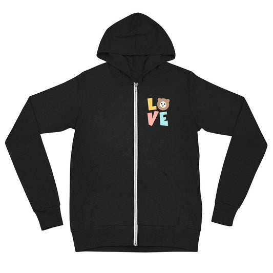 LOVE by Misa Zip Hoodie