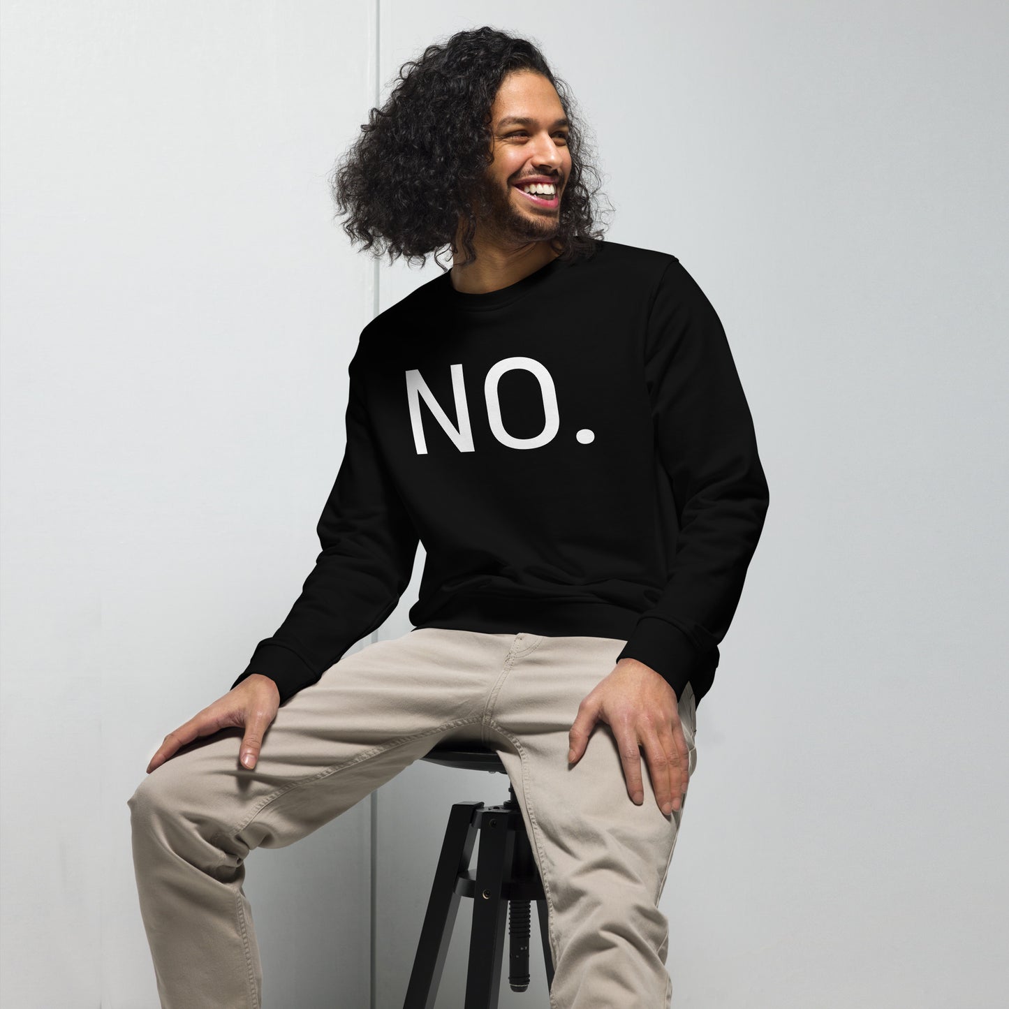 NO Unisex Organic Sweatshirt