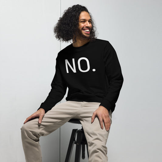 NO Unisex Organic Sweatshirt