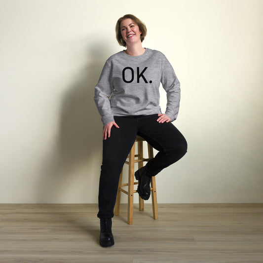 OK Unisex Organic Sweatshirt