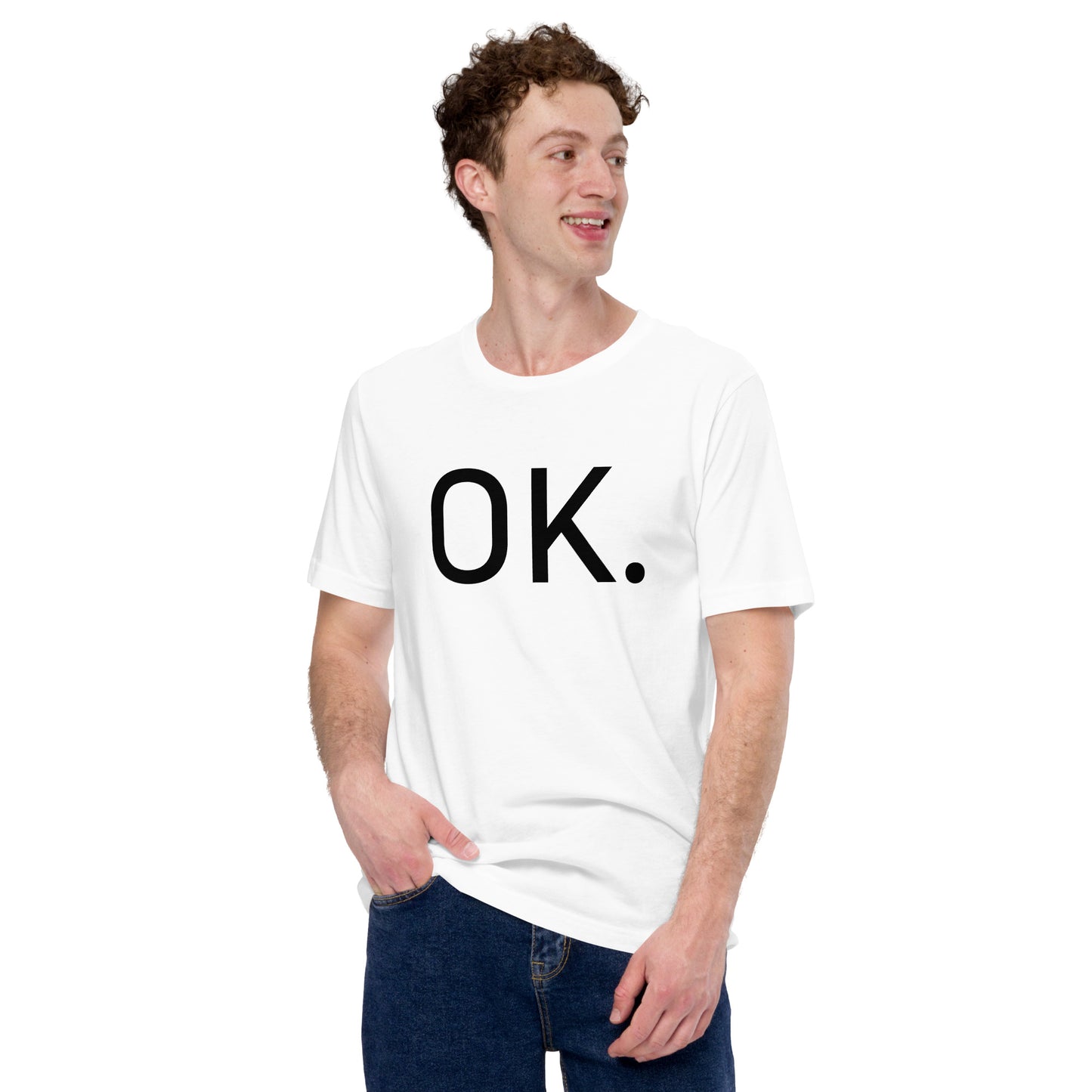 OK Unisex T-shirt White