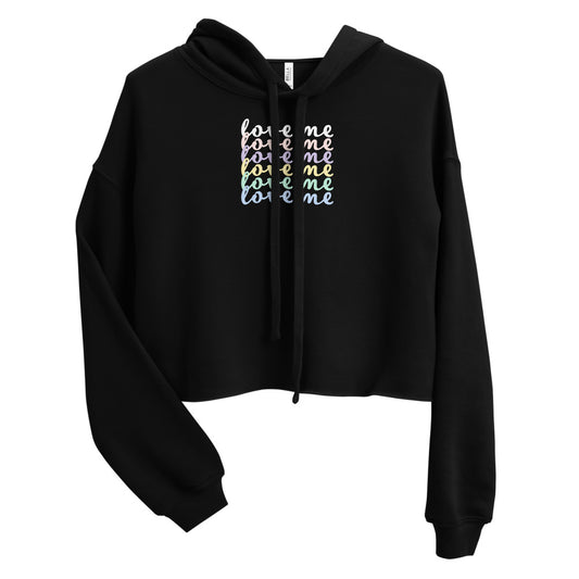 Love Me Crop Hoodie